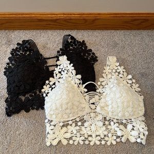 SHEIN two pack bralettes